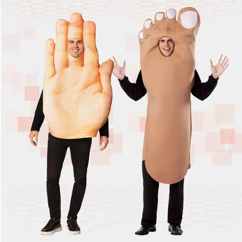 Anime Cosplay Couple - Halloween-Kostüm, Cosplay, Hand- und Fuß-Outfits, Freunde,