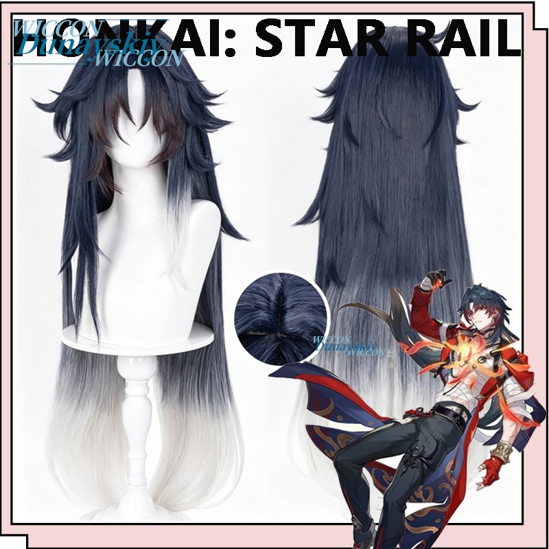 Anime Cosplay Blue Hair - Spiel Honkai Star Rail Mortenax Blade