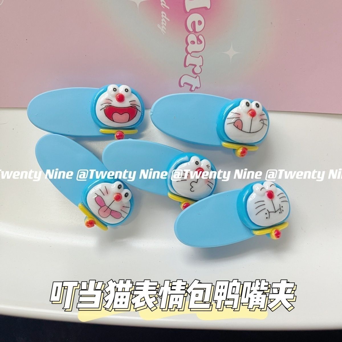 Anime Cosplay Couple - Niedliche Doraemon-Entenschnabel-Haarspangen im Ins-Stil, Mädchenhafte Seitliche
