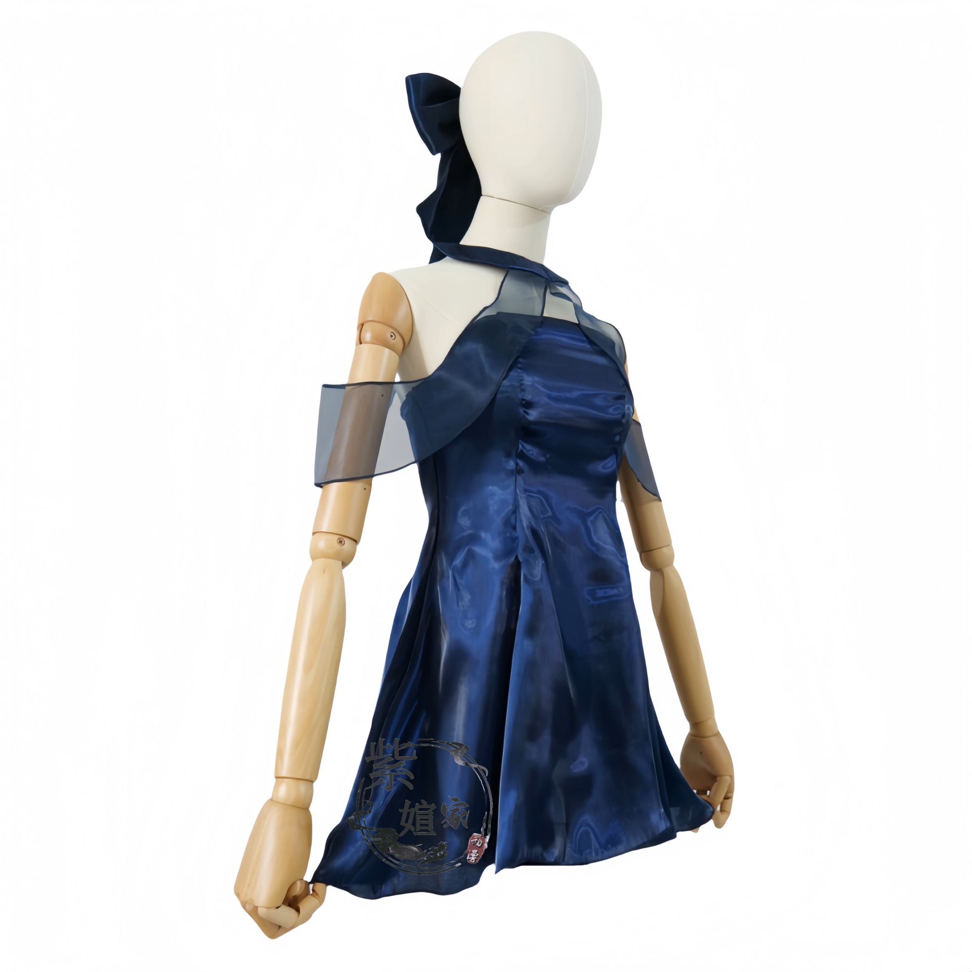 Blue Archive Chunxiang dunkelb – Anime Cosplay Blue Hair Bewertung und Preis