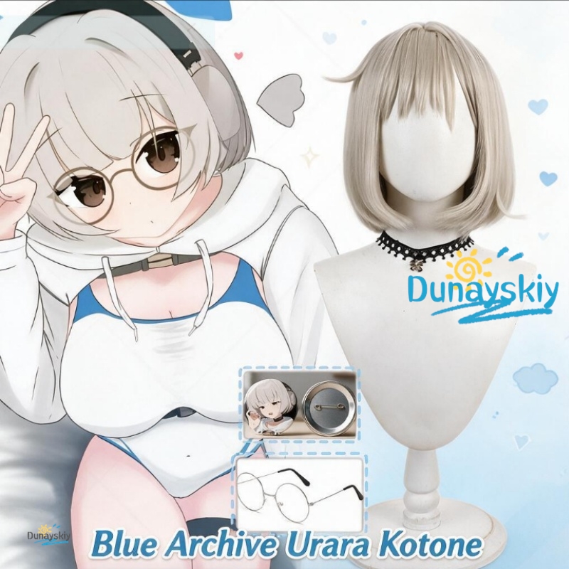 Blue Archive Urara Kotone Roll – Anime Cosplay Blue Hair Bewertung und Preis