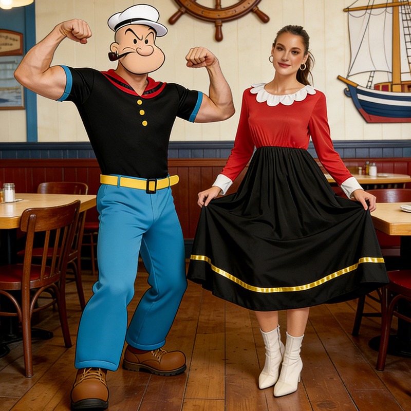 Neues Karnevals-Cosplay-Kostüm – Anime Cosplay Couple Bewertung und Preis